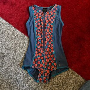 Marc By Marc Jacobs blue Floral one piece Swimsuit